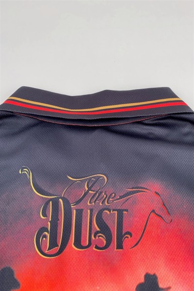 A large number of custom-made fashion sublimation polo shirts, custom-made driver polo shirts, equestrian printing, whole piece printing, dye-sublimation factory P1469 detail view-4